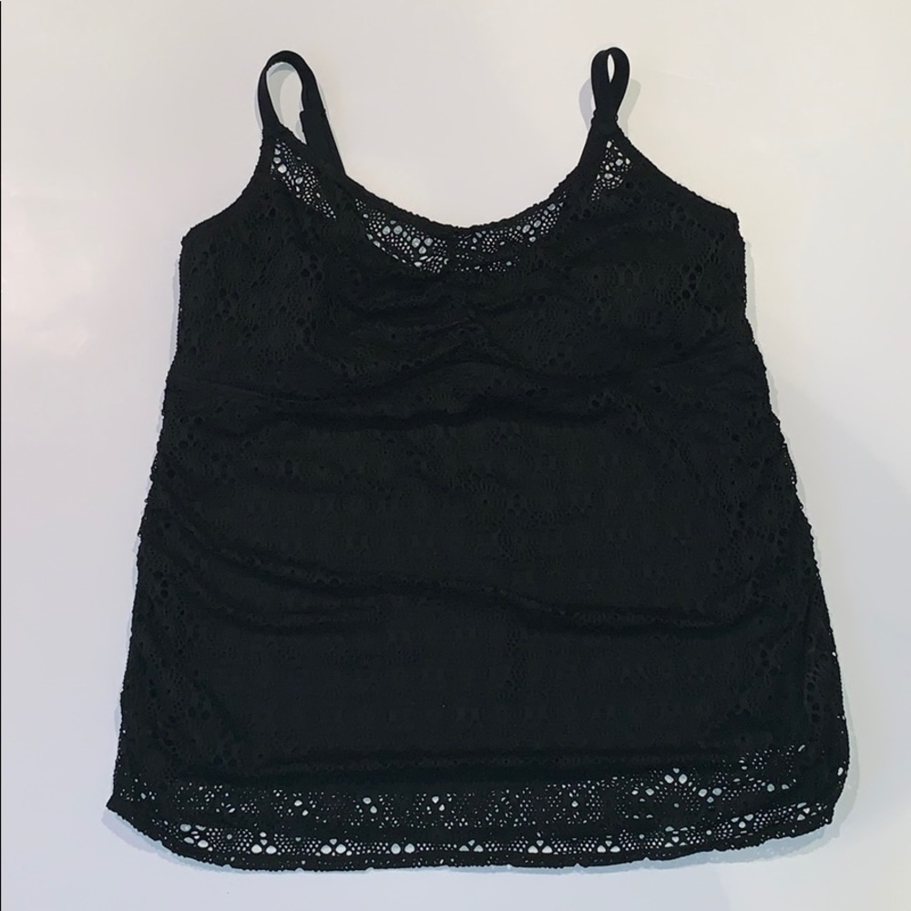 AVA&VIV plus size crochet swim top 22w